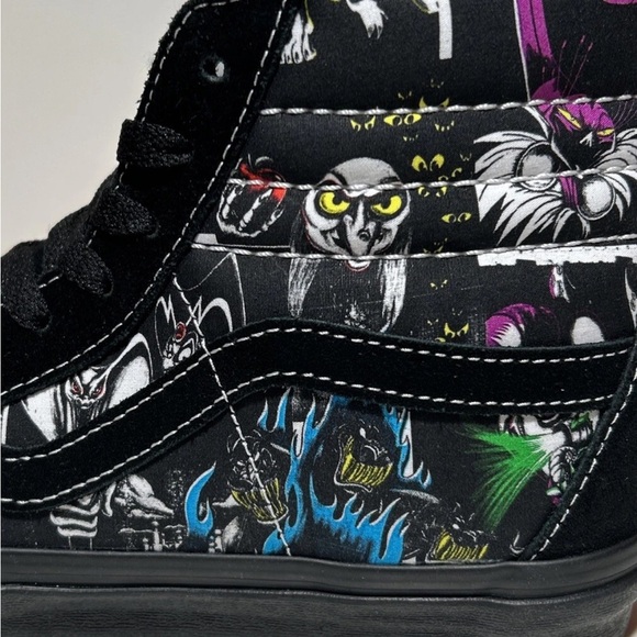 Vans Disney Sk8-Hi Villains Sneakers, Limited Edition- NWOB - Picture 7 of 10